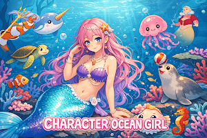 Character Creator: Ocean Girl Screenshot 0