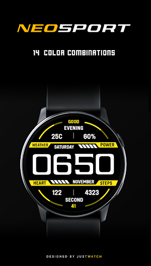 NeoSport Watchface Screenshot 2
