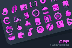 Atom Pink IconPack Screenshot 0