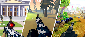 Gun Strike - Low Poly Fps Screenshot 1
