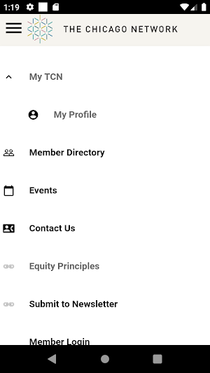 The Chicago Network Mobile App Screenshot 1
