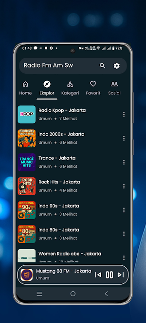 Radio FM AM SW Screenshot 1