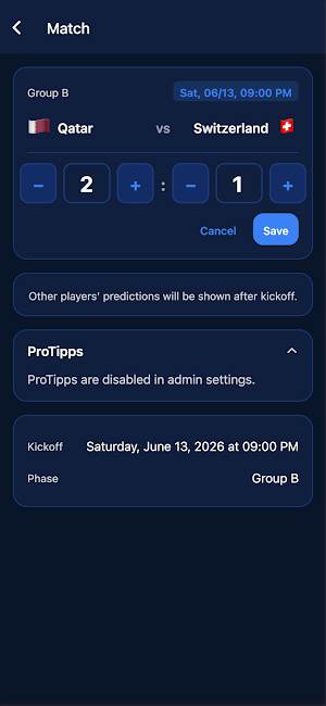 TeamTipp Screenshot 1