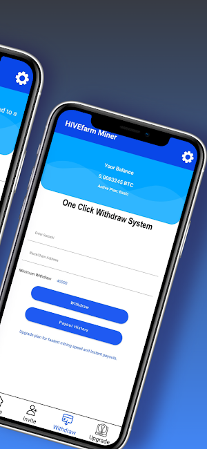 HIVEfarm - Btc Cloud Mining Screenshot 2