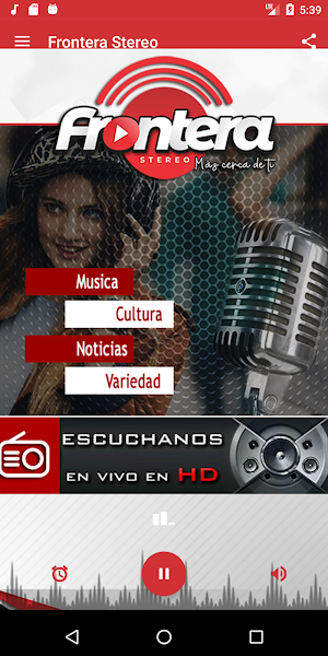 Frontera Stereo Screenshot 1