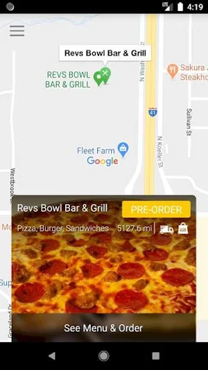 Revs Food Delivery Screenshot 1
