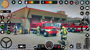 FireFighter Fire Truck Fireman Screenshot 2