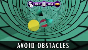 VR Color Tunnel Racing 3D - Infinite Dash & Rush Screenshot 0