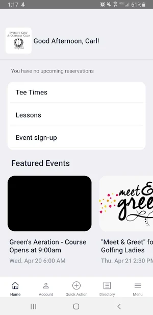 Everett Golf & Country Club Screenshot 1