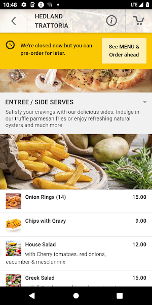 Hedland Trattoria Diner Screenshot 2