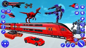 3D Robot Transformer Game Screenshot 3