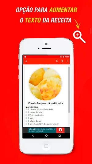 Receitas de Polvilho Screenshot 2