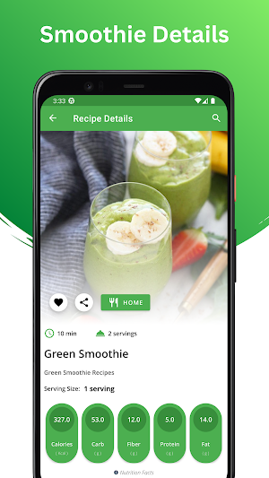 Green Smoothie Recipes Offline Screenshot 2