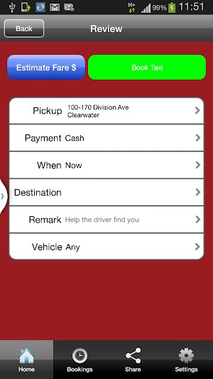 United Taxi Clearwater Screenshot 1