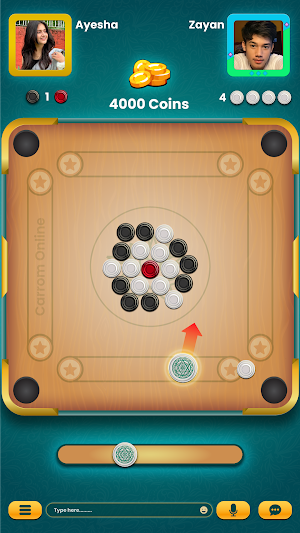 Carrom Online Multiplayer Game Screenshot 1