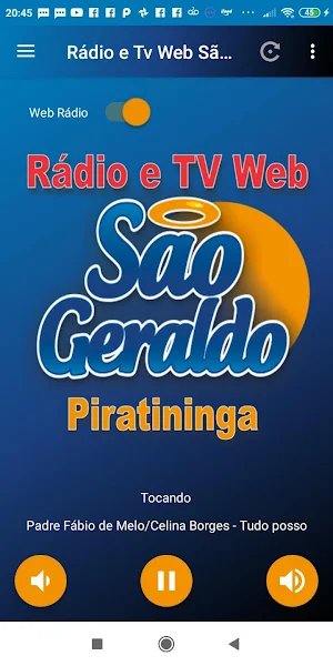 Rádio e Tv Web São Geraldo Piratininga Screenshot 0