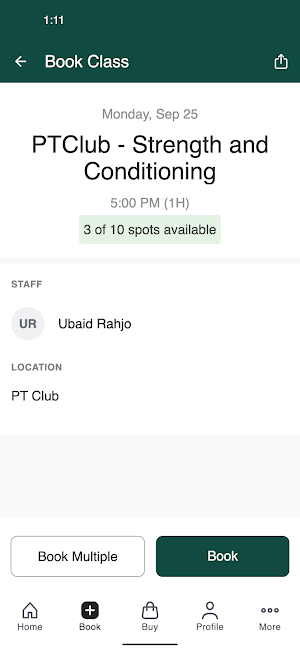 PT Club Screenshot 2