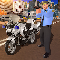 US Police Motor Bike Chase: City Gangster Fight