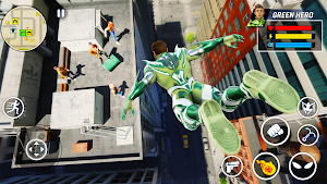 Flying Rope Hero: City Fighter Screenshot 1