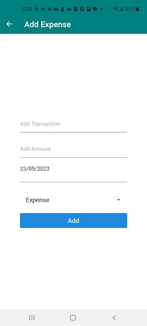 Expenditure Tracker Screenshot 1