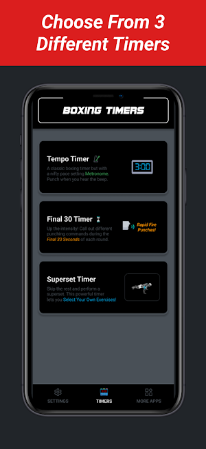 Boxing Round & Interval Timer Screenshot 3