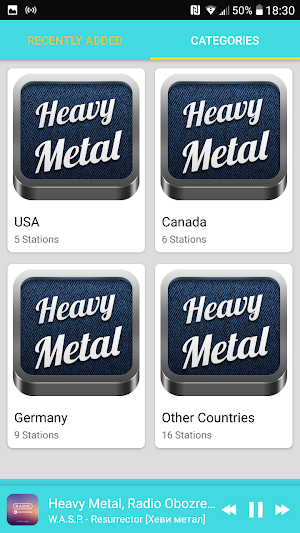 Heavy metal radios Screenshot 0
