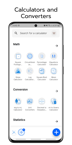 CalCon Calculator Screenshot 1