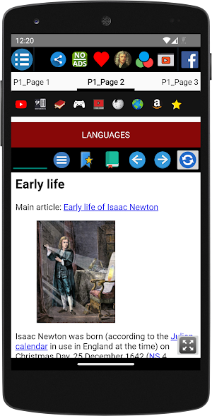 Isaac Newton - Biography Screenshot 2