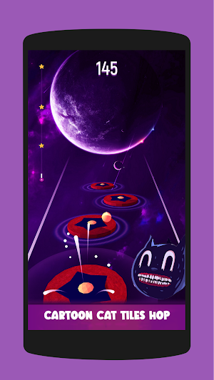 Cartoon cat : Hop tiles rush Screenshot 1
