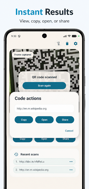 QR Scanner Screenshot 2