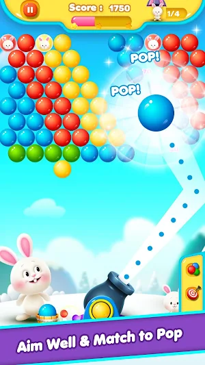BubbleShooter_BunnyRescue Screenshot 3