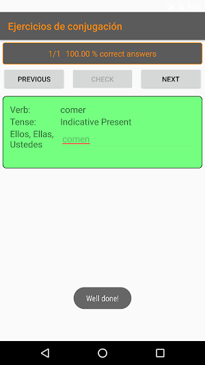 Spanish Verbs Pro Screenshot 3