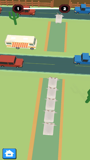 Goat Traffic Escapes game Screenshot 3