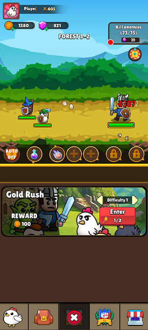 Legend of the Brave Chicken Screenshot 1
