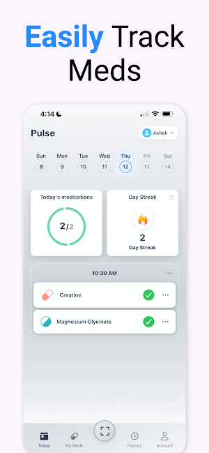 Pulse - Meds & Supplements Screenshot 3