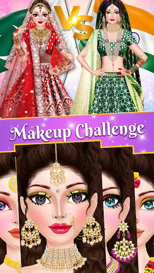 Indian Bridal Dress up Makeup Screenshot 0