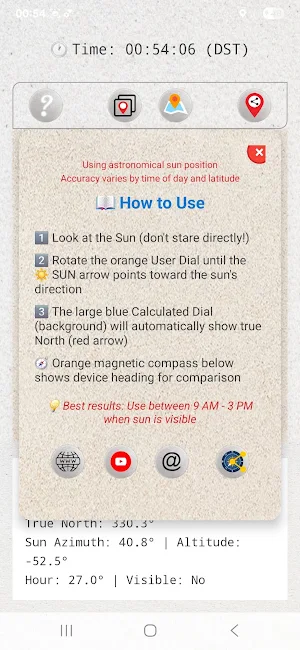 Helio Compass Screenshot 3