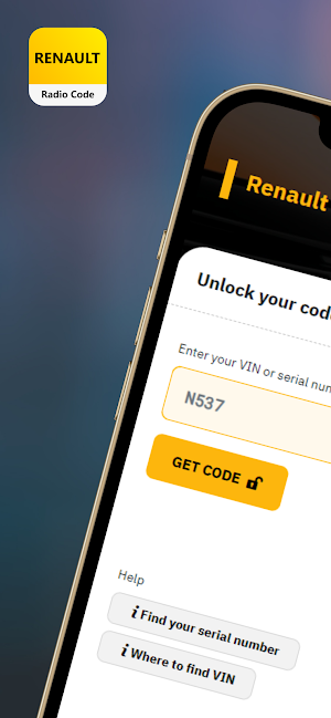 Renault Radio Code Generator Screenshot 0