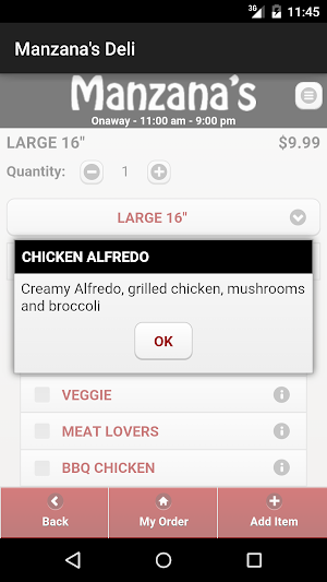 Manzana's Restaurant Screenshot 2
