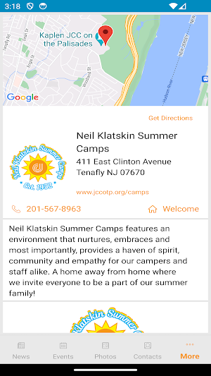 Neil Klatskin Summer Camps Screenshot 3