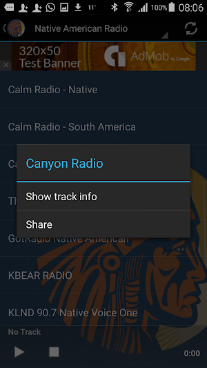 Native American Radio Stations Screenshot 2