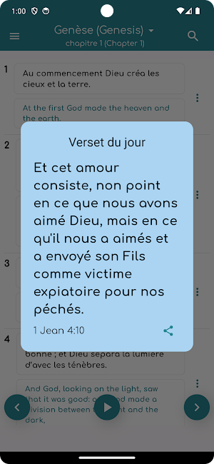 La Bible Darby en français Screenshot 0