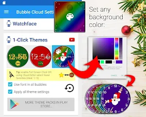 Winter Watch Face Pack Free - Snow Santa Christmas Screenshot 3