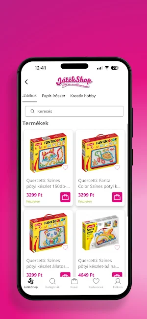 JátékShop Screenshot 1