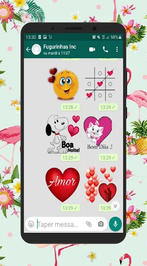 Figurinhas Bonitinhas  WAStickerApps Screenshot 2