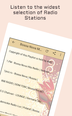 Bossa Nova Music Radio Screenshot 3