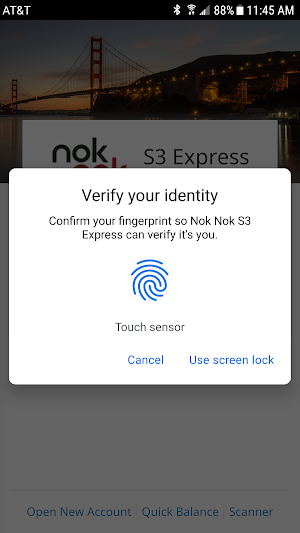 Nok Nok™ BankAuth Screenshot 0
