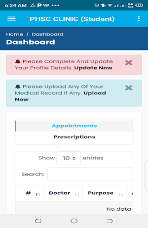 PHSC Peoples Clinic (For Medical Students) Screenshot 1