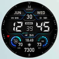 MD201 Digital watch face