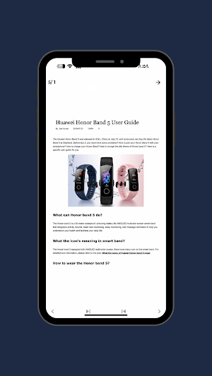 honor band 5 user guide Screenshot 3